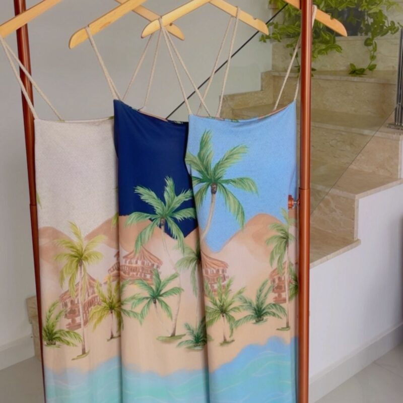 Vestido Estampado Curto