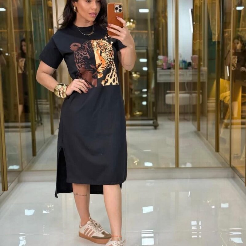 Camisetão Tigre Preto