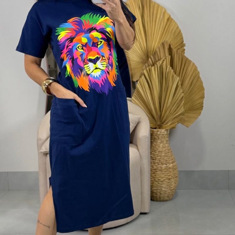 Camisetão Leão Azul