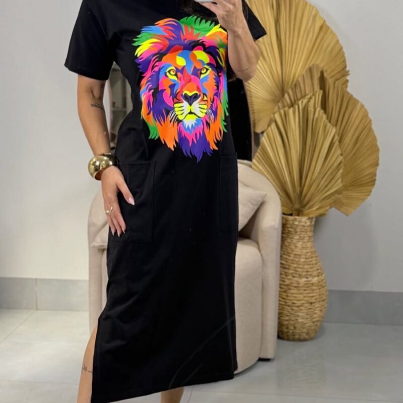 Camisetão Leão Preto