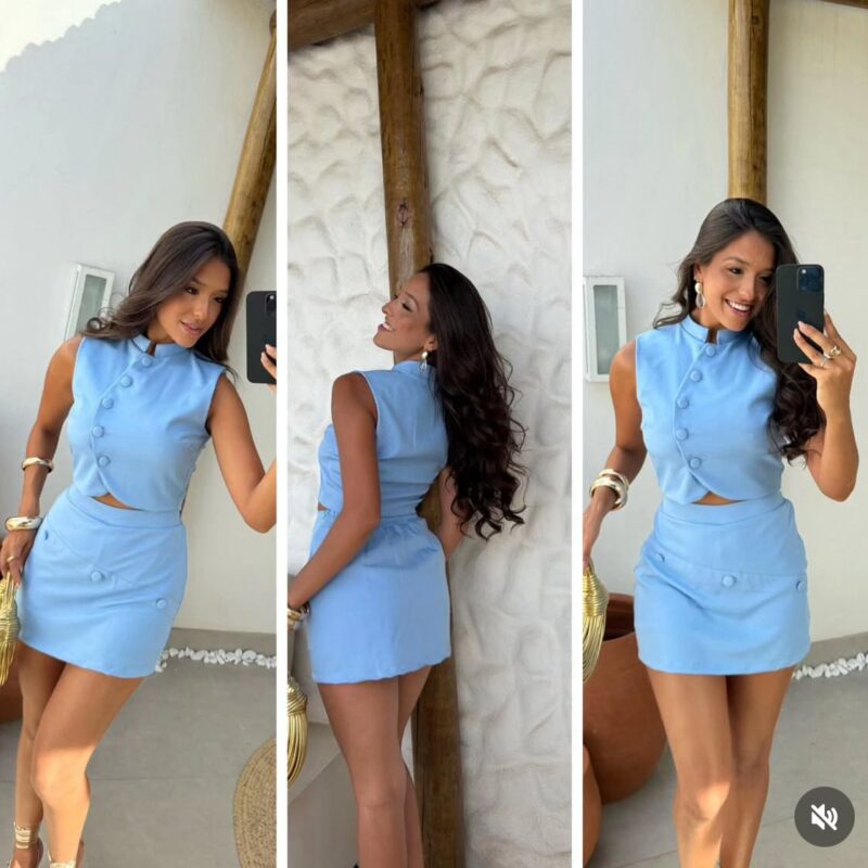 Conjunto Antonella Azul