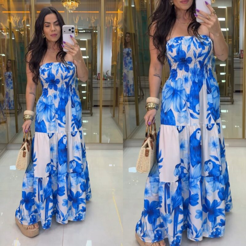 Vestido Giane Azul