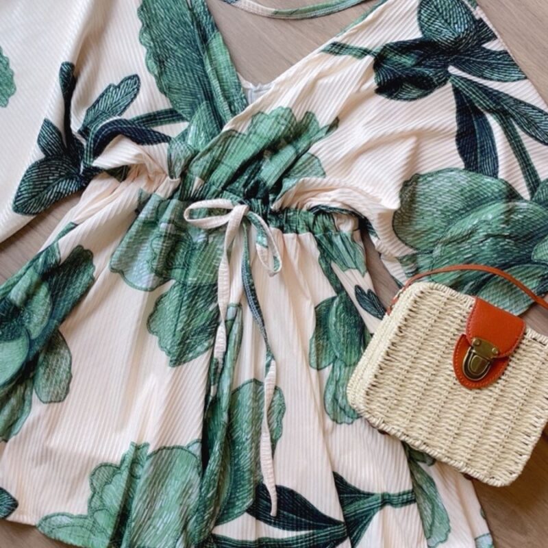 Macaquinho Flor Verde